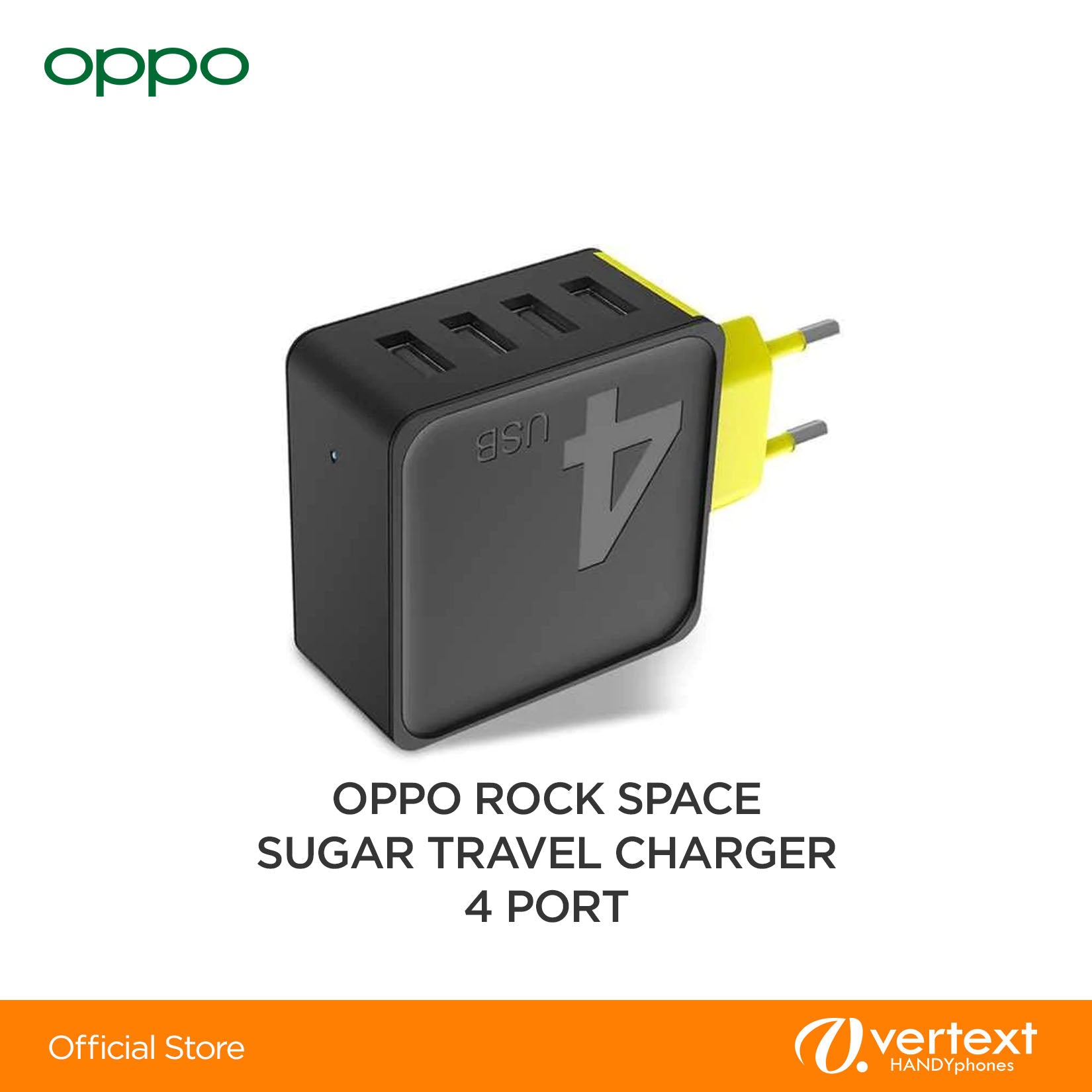 Oppo ROCK SPACE SUGAR TRAVEL CHARGER (4-PORT)