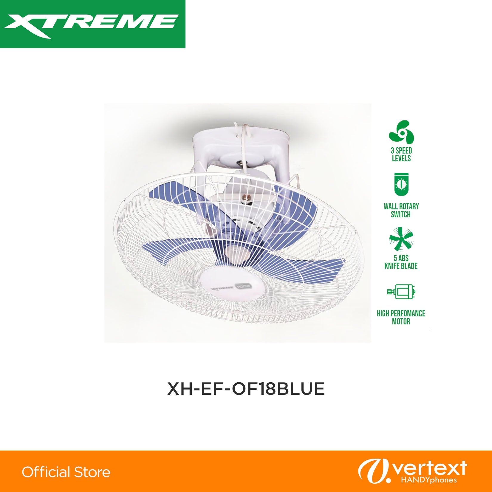 Xtreme XH-EF-OF18BLUE