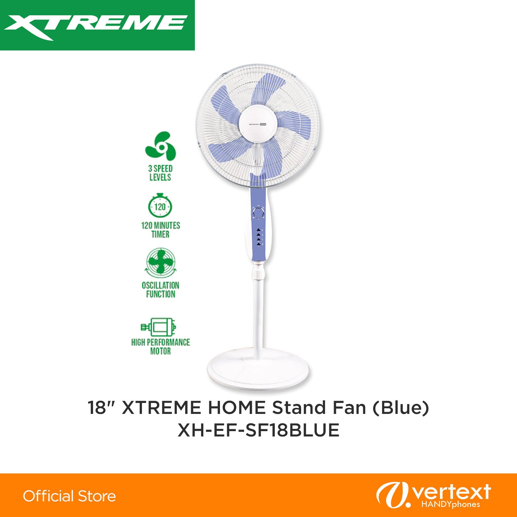 Xtreme XH-EF-SF18BLUE